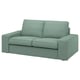 Option: KIVIK Sofa, türkis, Plüsch, rechteckig, gemütlich, Zweisitzer.