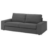 KIVIK Sofa, dunkelgrau, rechteckig, modernes Design, Stoffbezug, bequem.