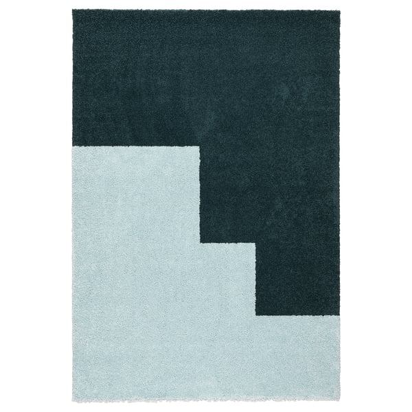 Kongstrup Teppich Langflor Hellblau Grun Ikea Osterreich