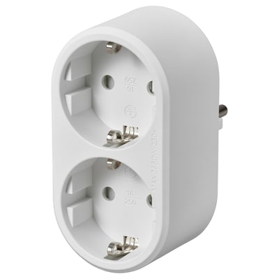 KOPPLA Zweigstecker 2-fach, weiß
