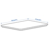 KUGGIS Abdeckung, Bambus, 13x18 cm