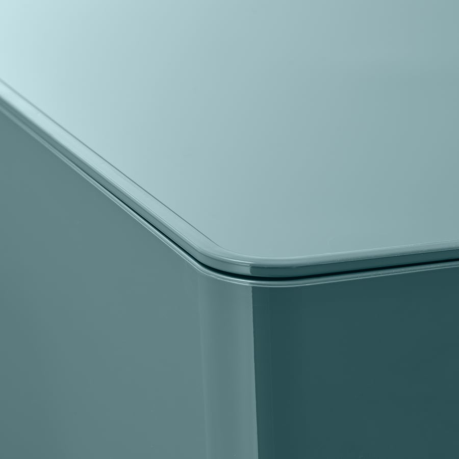 KUGGIS Box mit Deckel, türkis, 18x26x8 cm - IKEA Österreich