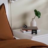 KUPONG Wecker, schwarz, 7x6 cm