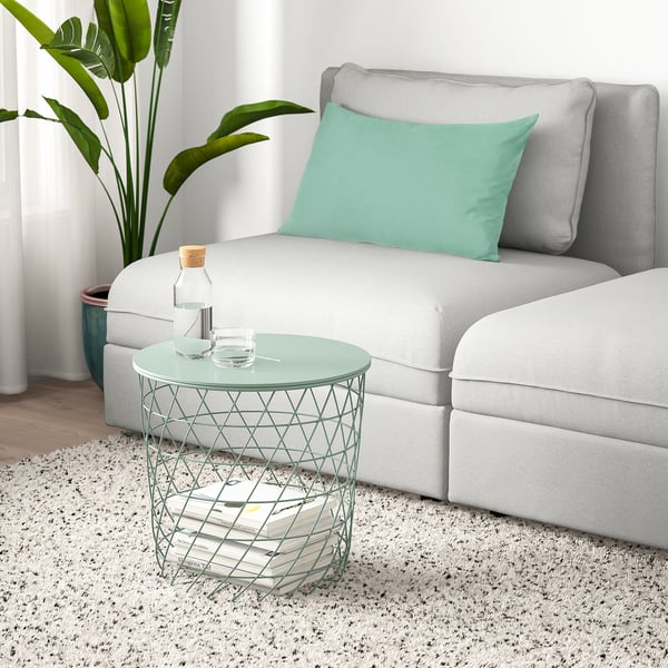 KVISTBRO Aufbewahrungstisch - hell graugrün - IKEA Österreich