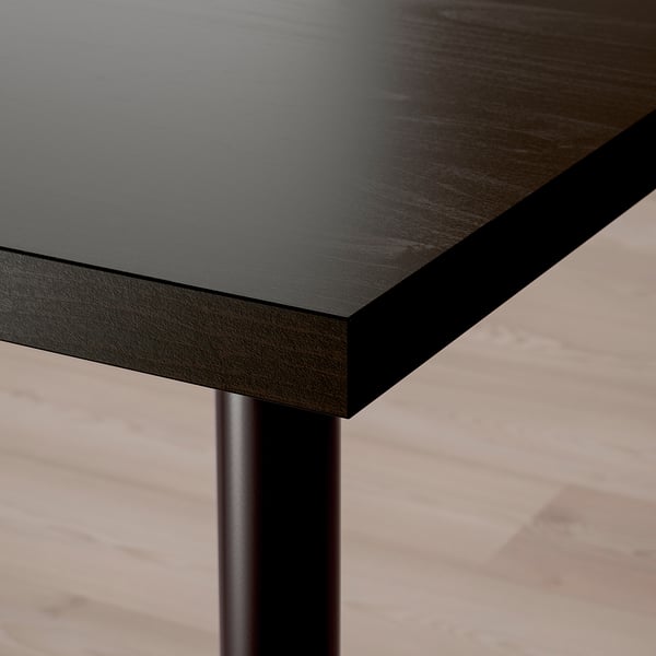 LAGKAPTEN Tischplatte, schwarzbraun, 120x60 cm