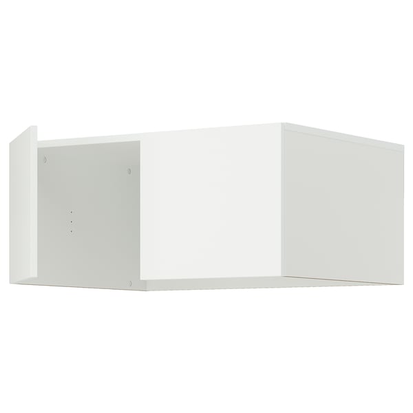 LASTARE Aufsatzregal mit Türen, weiß, 80x62x36 cm