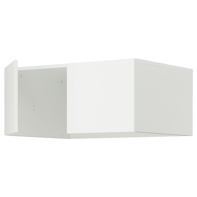 LASTARE Aufsatzregal mit Türen, weiß, 80x62x36 cm