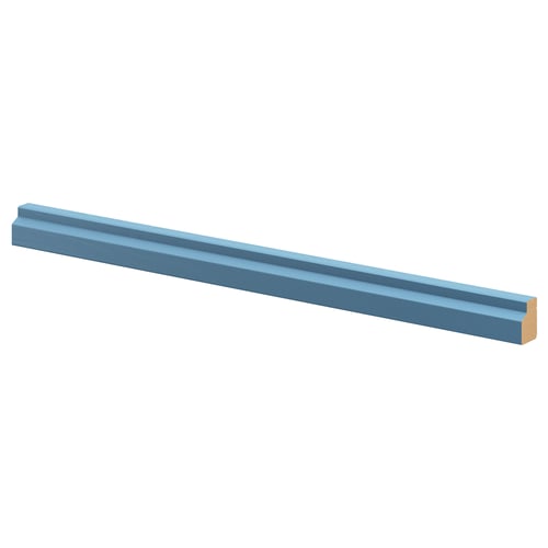 LERHYTTAN Dekorleiste, Profilkante, blau, 221 cm