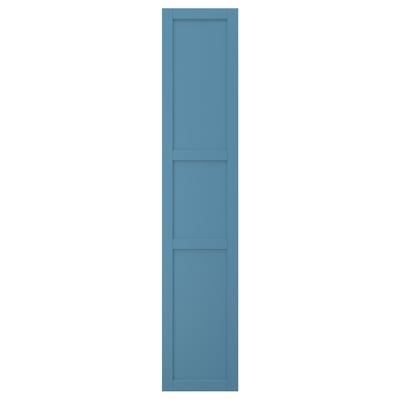 LERHYTTAN blaue Tür, rechteckig mit Holzrahmen und Furnierplatten.