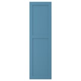 LERHYTTAN blauer Küchenschrank, rechteckig, Holzrahmen, Birkenfurnierplatte, klassisches Design.