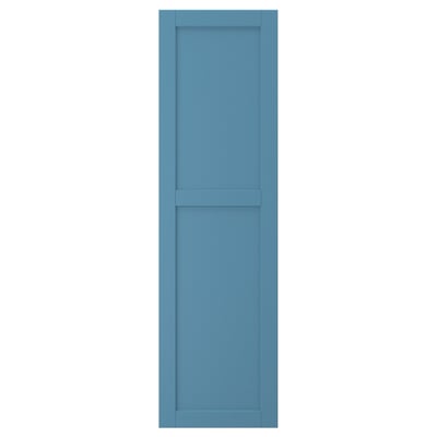 LERHYTTAN blauer Küchenschrank, rechteckig, Holzrahmen, Birkenfurnierplatte, klassisches Design.