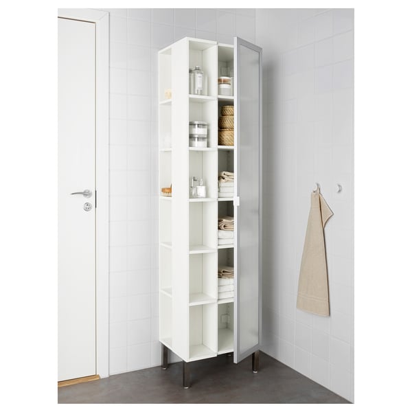 LILLÅNGEN Hochschrank 1 Tür/2 Abschlussregale - Aluminium - IKEA Österreich