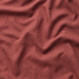 Satter, rotbrauner Stoff mit weichem, strukturiertem Griff, leicht zerknittert für einen gepflegten Look.