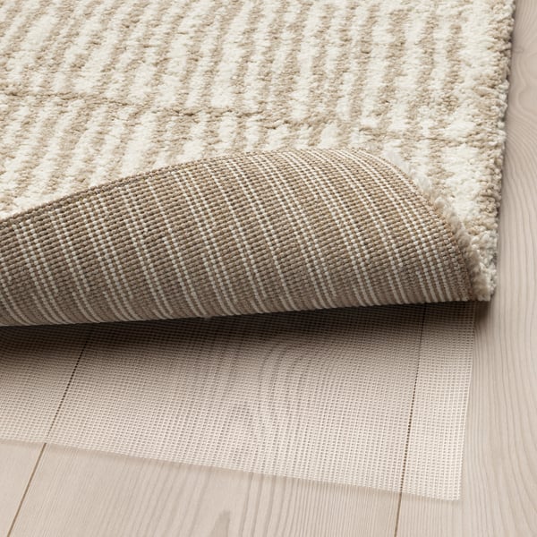LINDELSE Teppich Langflor - naturfarben, beige - IKEA ...