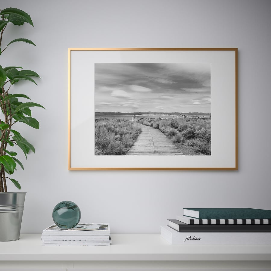 LOMVIKEN Bilderrahmen, goldfarben, 50x70 cm - IKEA Österreich