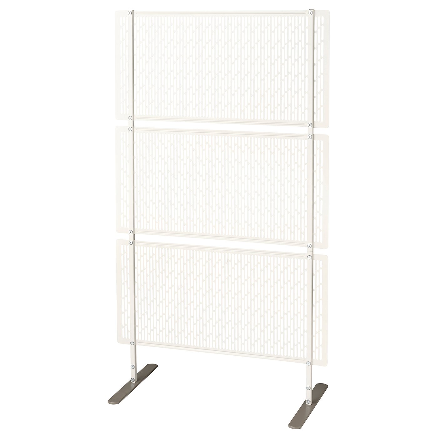 IKEA - LUNGÖN Sichtschutz, elfenbeinweiß drinnen/für draußen 140x80x40 cm