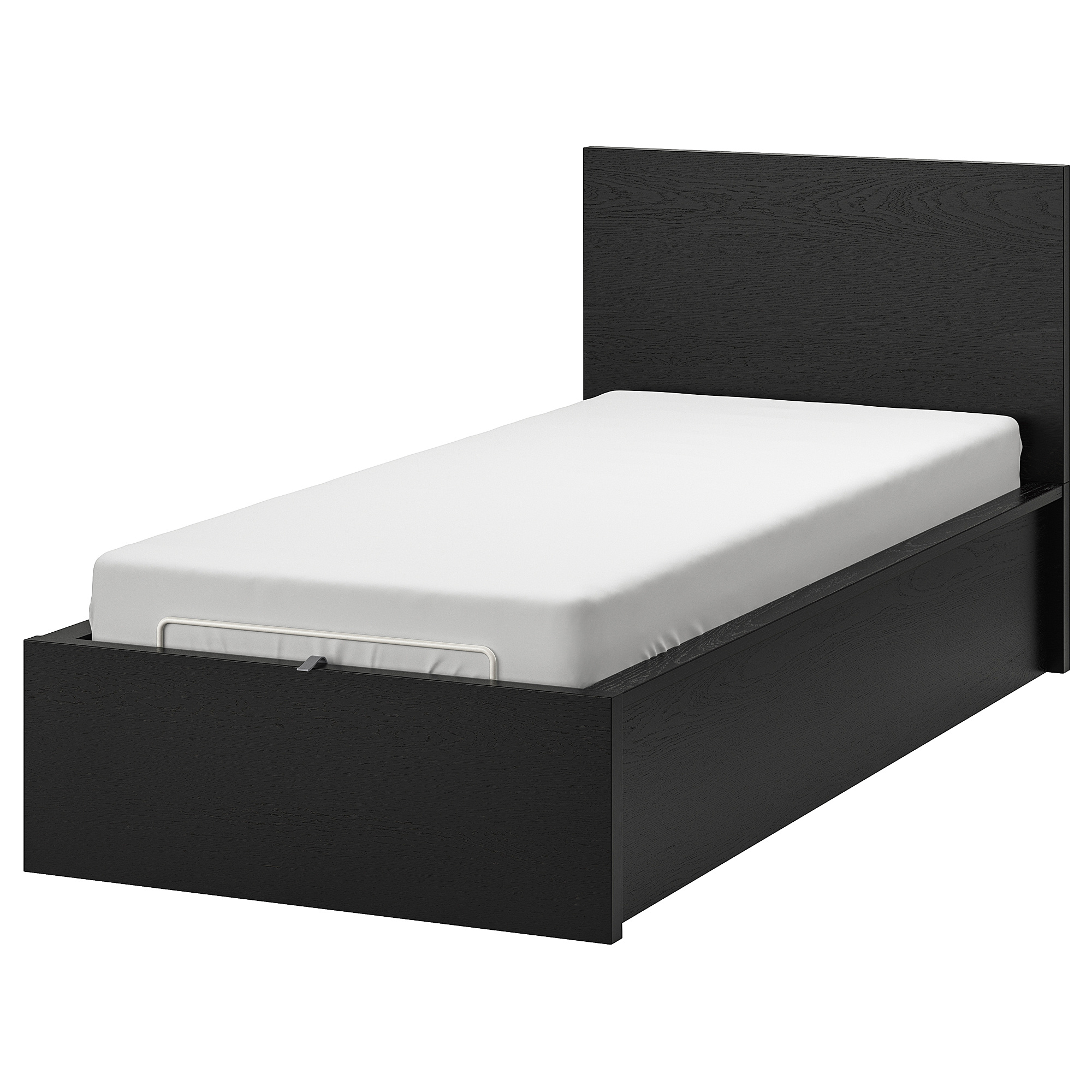 MALM Bettgestell mit Aufbewahrung, schwarzbraun, 90x200 cm IKEA