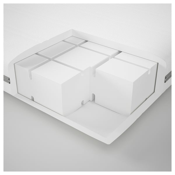 MALVIK Schaummatratze - fest, weiß - IKEA