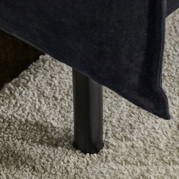 MANNARP 4er-Sofa mit Récamiere, Saxemara schwarzblau