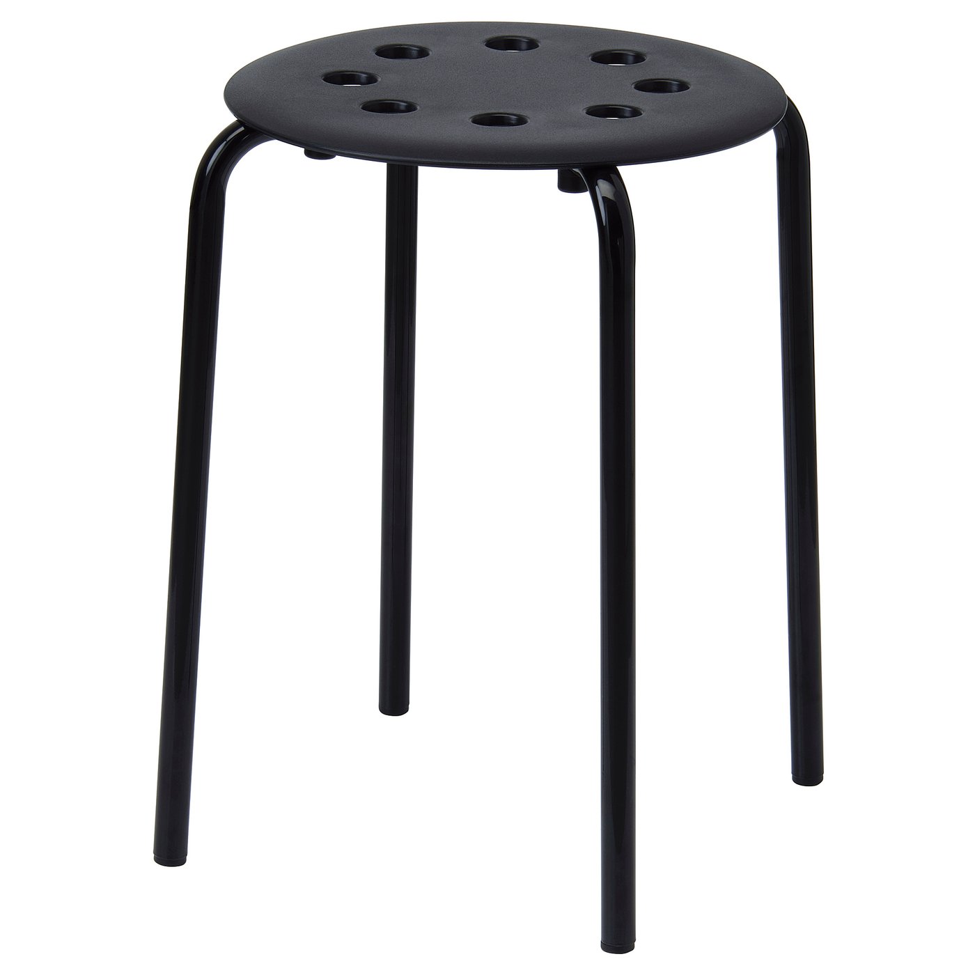 MARIUS Hocker, schwarz, 45 cm IKEA Österreich