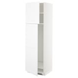 Weißer METOD-Schrank, rechteckig, modernes Design mit verstellbaren Regalen.
