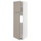 Dieses Bild zeigt einen METOD-Küchenschrank mit beige-beigen Upplov-Fronten, verstellbarem Regal und modernem Design.