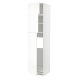Weißer METOD-Küchenschrank mit verstellbaren Regalen, modernes Design.
