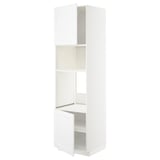Weißer METOD-Küchenschrank mit verstellbaren Regalen, modernes Design.