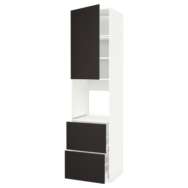 Metod Maximera Hochschrank F Backofen Tur 2schubl Weiss Kungsbacka Anthrazit Ikea Osterreich