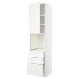 Moderner METOD Küchenschrank mit Regalen und Schubladen, stabiler Rahmen.