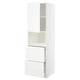 Ikea METOD weißer Küchenschrank mit Schubladen und Regalen.