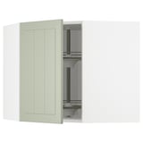 METOD Küchenzeile mit grünen Stensund-Türen, modernem Design, verstellbarem Regal.