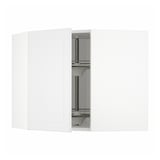 METOD Küchenschrank in Weiß mit verstellbarem Regal.