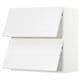 Weißes METOD-Küchenschrank-Set mit Flachbildschirm-Design.