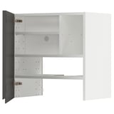 METOD Küchenschrank mit 2 Einlegeböden, 2 Türen, Wandmontage.