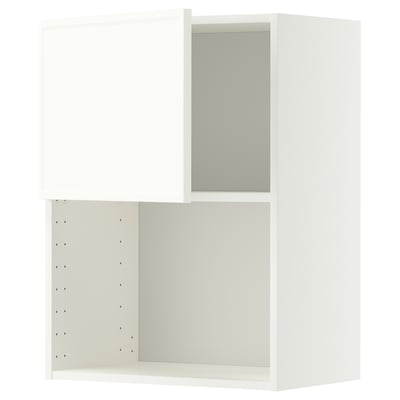 METOD Wandschrank für Mikrowellenherd, weiß/Aspudden matt weiß, 60x80 cm