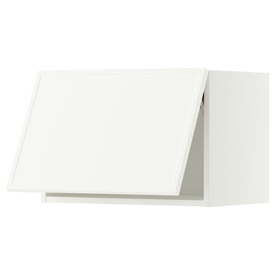 METOD Wandschrank horizontal, weiß/Aspudden matt weiß, 60x40 cm