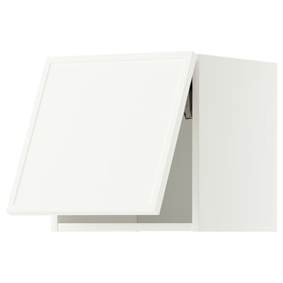 METOD Wandschrank horizontal, weiß/Aspudden matt weiß, 40x40 cm