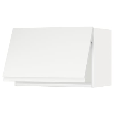 Weißer METOD-Küchenschrank, modernes minimalistisches Design.