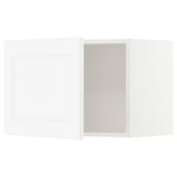 Ikea METOD weißer Küchenschrank mit quadratischem Design.