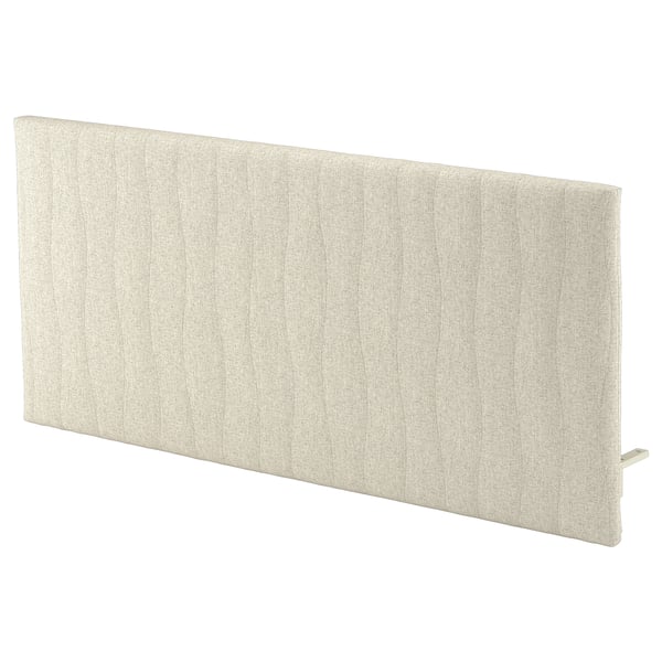 MITTZON Schreibtischschirm, beige, rechteckig, stoffbezogen, schallabsorbierend, mit Nähmuster.
