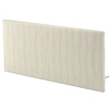 MITTZON Schreibtischschirm, beige, rechteckig, stoffbezogen, schallabsorbierend, mit Nähmuster.