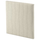 MITTZON beige Akustik-Schreibtischschirm, rechteckig mit strukturiertem Stoff, schallabsorbierend.