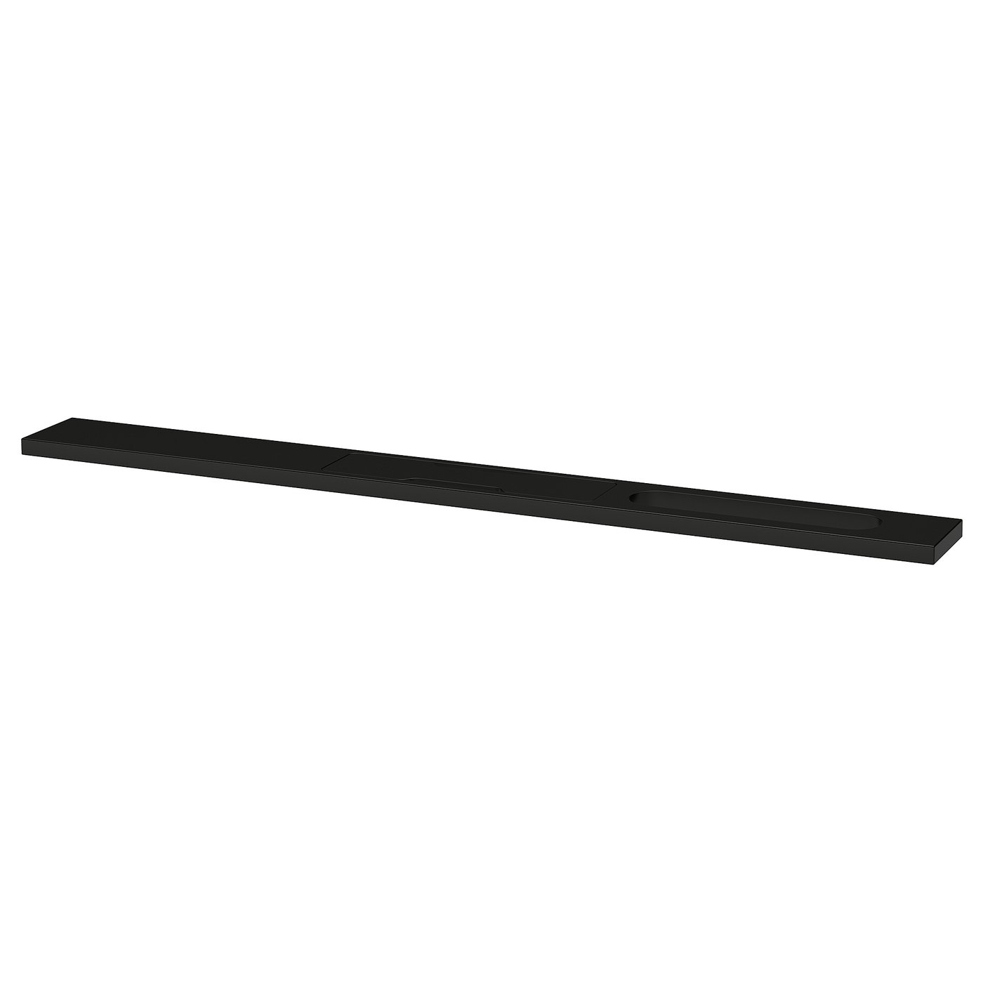 MITTZON Ansatzmodul - schwarz 120x12 cm