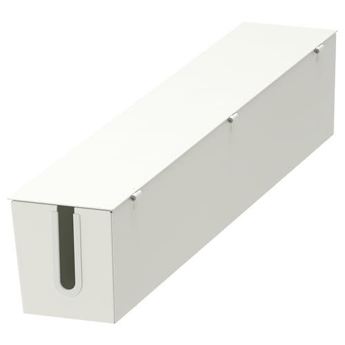 MITTZON Kabelaufbewahrung f Gestell+Rollen - weiß 80x13 cm