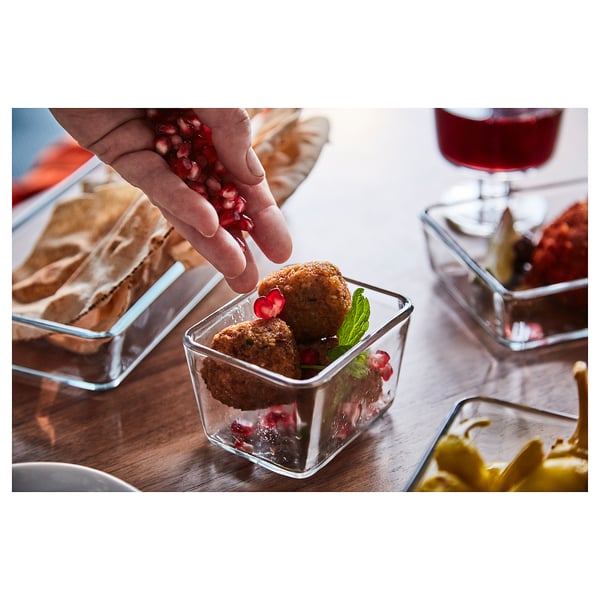 MIXTUR Ofenform 4er-set - Klarglas - IKEA Österreich