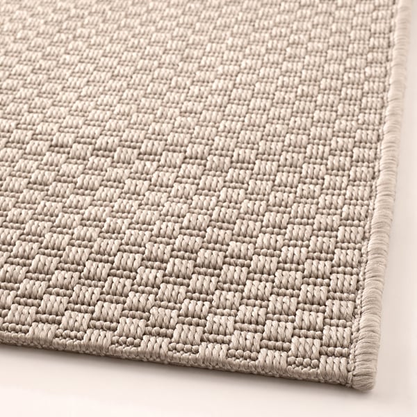 Morum Teppich Flach Gewebt Drinnen Drau Beige Drinnen Draussen