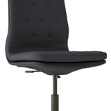 Bürostuhl mit verstellbarem Sitz und Kippsperre, gepolstert mit waschbarem Stoff.