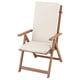 Beigefarbene Akazie NÄMMARÖ Outdoor-Relaxsessel