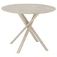 NORRMJÖLE Tisch, beige marmoriert/beige, 105 cm